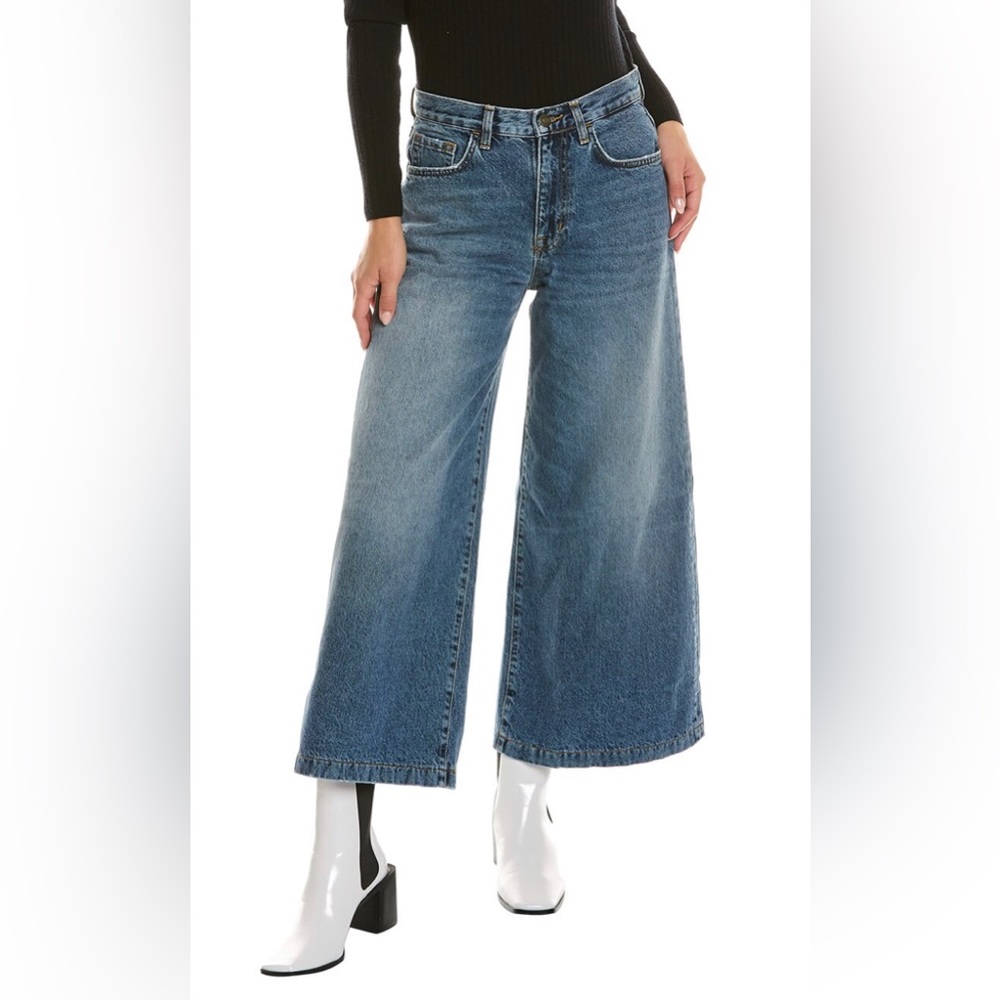 NWT - Current Elliott Bromes Wide Leg Cropped Jeans (sizes 25 and 26 available)